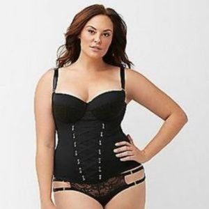 NEW w/Tags Sexy Cacique 44DDD Seriously Sexy Lace Corset Hook & Eye Underwire